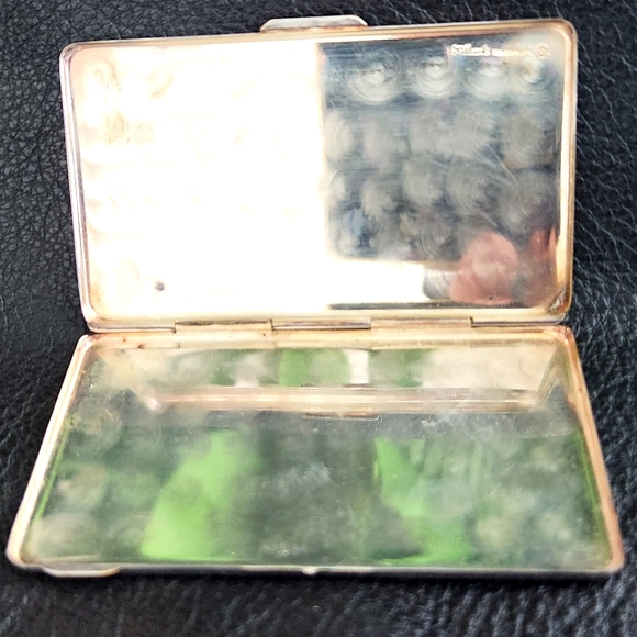 Sillems Silver Plate Card Holder - Picture 4 of 5